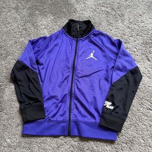 Jordan Purple and Black Kids Jacket
